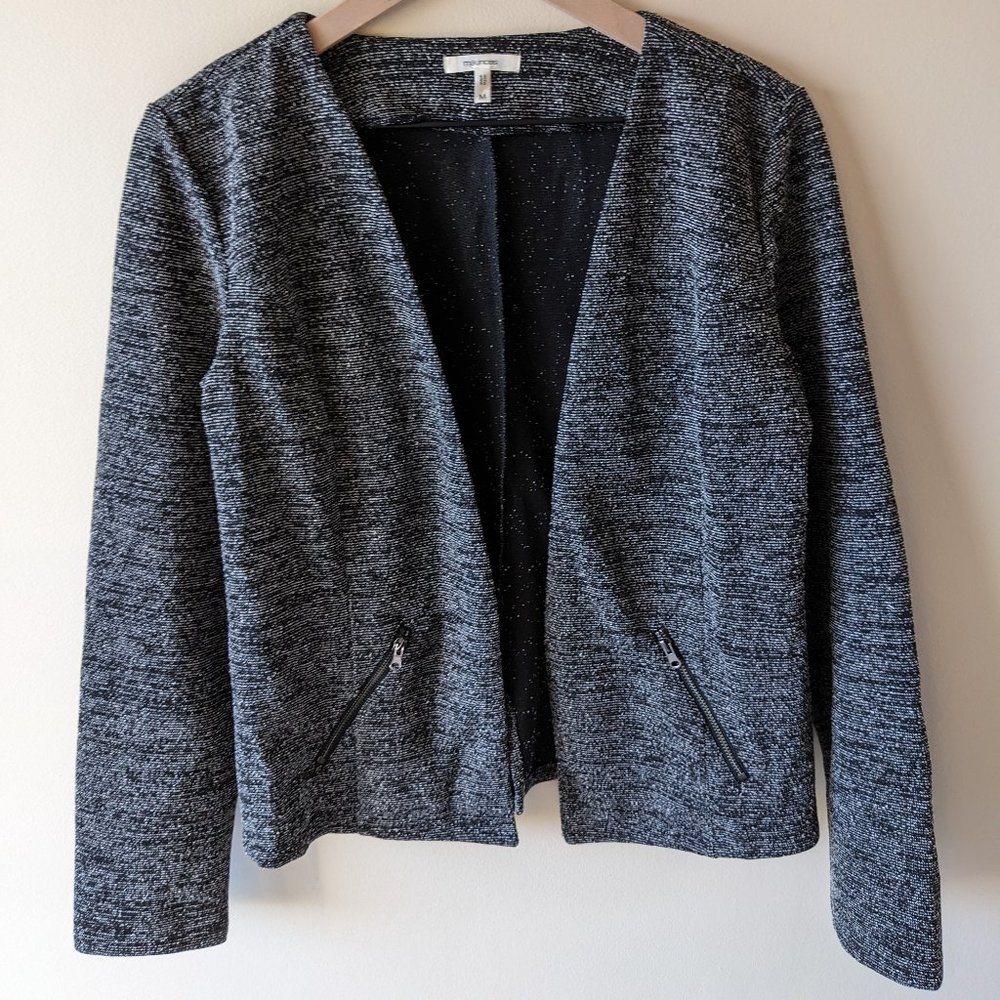 Maurices Black Speckled Blazer